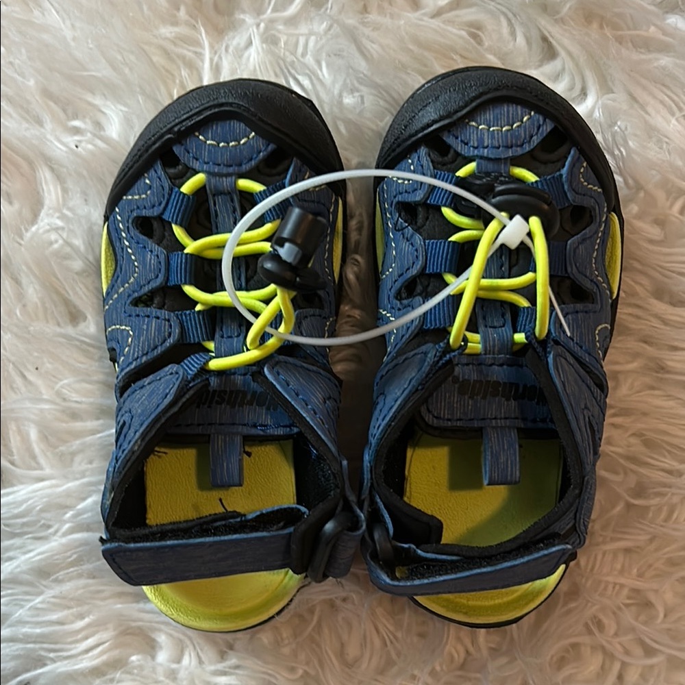 NWOB, Northside, Kids, Blue and Yellow Summer Shoes